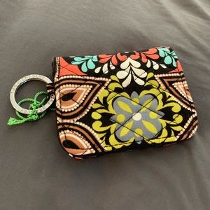 Vera Bradley keychain wallet